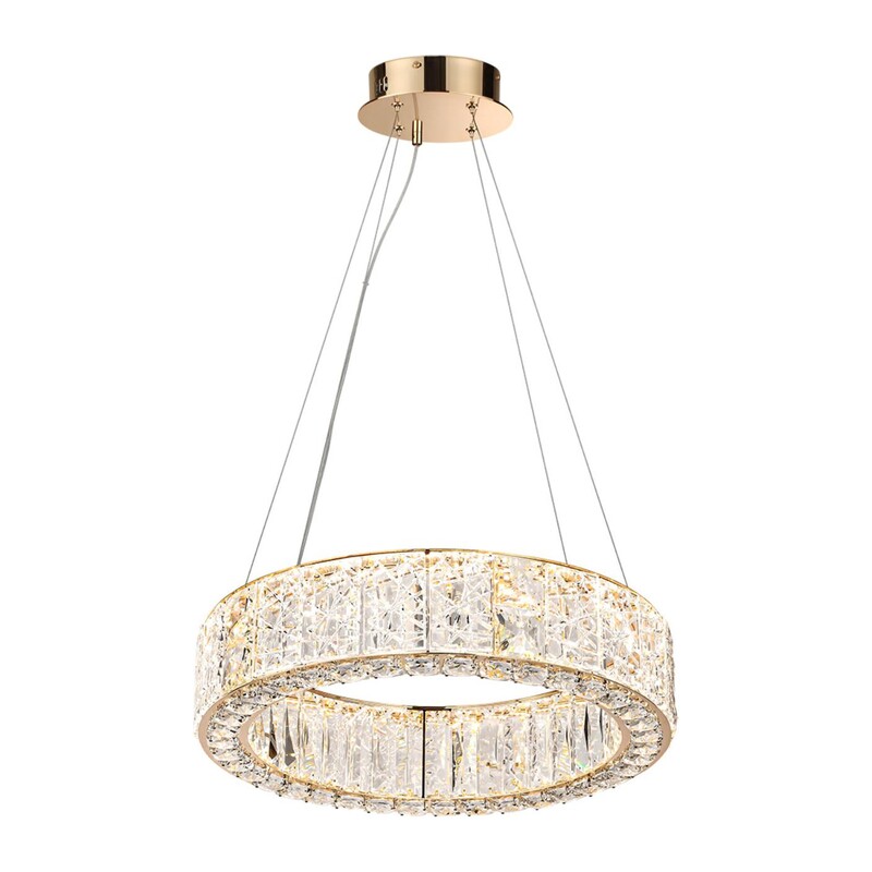 5071/60L HALL ODL24 595 золото/прозрачный/металл/хрусталь/стекло Люстра LED 46W 3700K VERSION