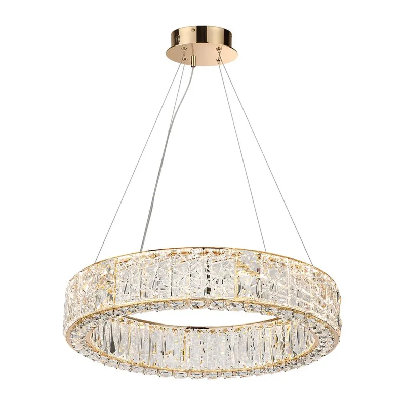 5071/70L HALL ODL24 595 золото/прозрачный/металл/хрусталь/стекло Люстра LED 52W 3700K VERSION