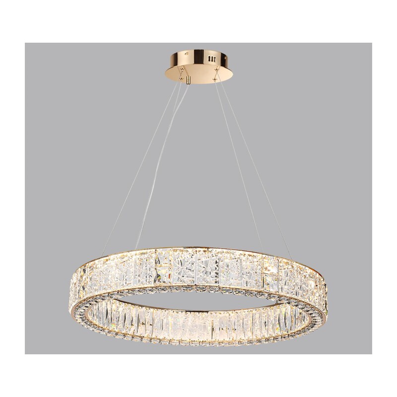 5071/100L HALL ODL24 595 золото/прозрачный/металл/хрусталь/стекло Люстра LED 80W 3700K VERSION 4