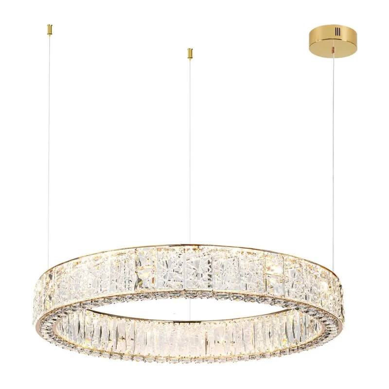 5071/100L HALL ODL24 595 золото/прозрачный/металл/хрусталь/стекло Люстра LED 80W 3700K VERSION