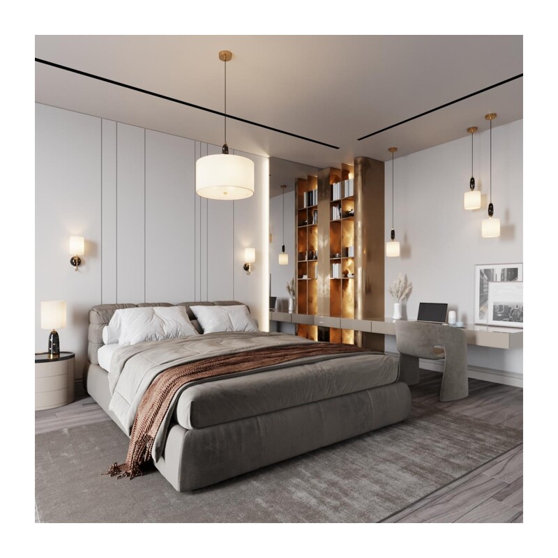 5424/1W MODERN ODL_EX24 000 золотой/черный/белый/металл/керамика/ткань Бра E14 1*40W POLLEN 6