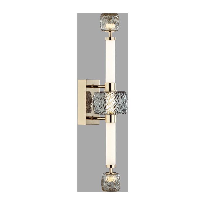 5426/28WL L-VISION ODL_EX24 000 золотой/белый/дымчатый/коньячный/металл/стекло/акрил Бра LED 28W 3000K KLIFF 4