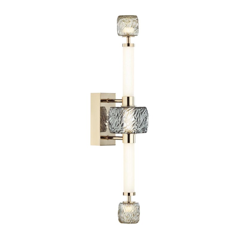 5426/28WL L-VISION ODL_EX24 000 золотой/белый/дымчатый/коньячный/металл/стекло/акрил Бра LED 28W 3000K KLIFF