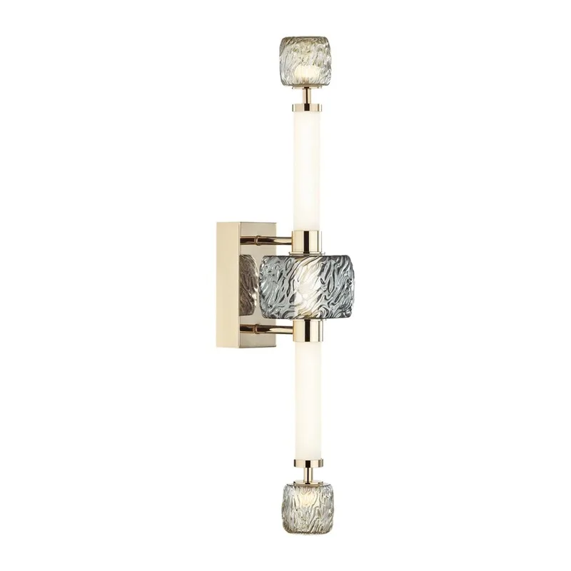 5426/28WL L-VISION ODL_EX24 000 золотой/белый/дымчатый/коньячный/металл/стекло/акрил Бра LED 28W 3000K KLIFF 2
