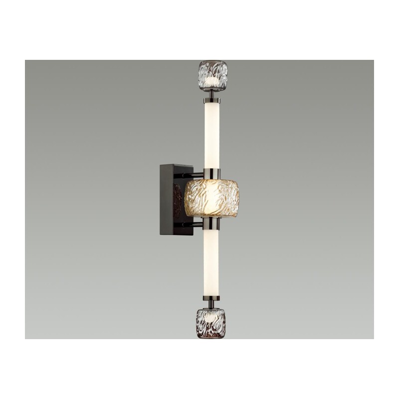 5427/28WL L-VISION ODL_EX24 000 черный хром/белый/дымчатый/коньячный/металл/стекло/акрил Бра LED 28W 3000K KLIFF 4