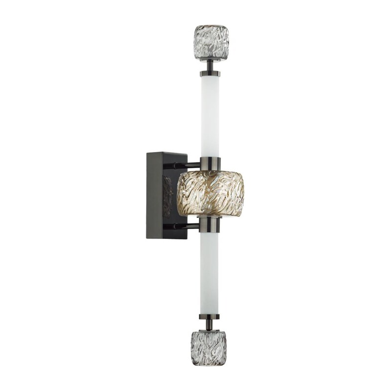 5427/28WL L-VISION ODL_EX24 000 черный хром/белый/дымчатый/коньячный/металл/стекло/акрил Бра LED 28W 3000K KLIFF 5