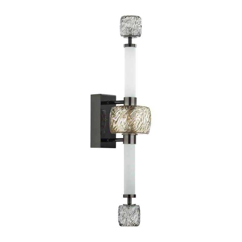5427/28WL L-VISION ODL_EX24 000 черный хром/белый/дымчатый/коньячный/металл/стекло/акрил Бра LED 28W 3000K KLIFF