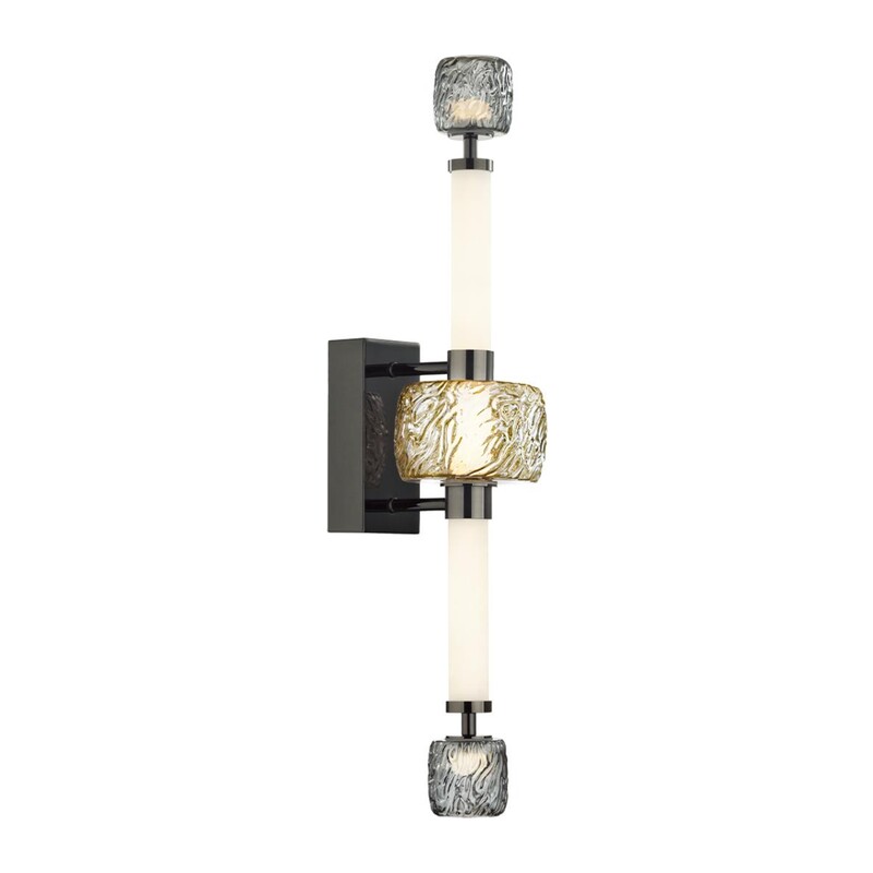 5427/28WL L-VISION ODL_EX24 000 черный хром/белый/дымчатый/коньячный/металл/стекло/акрил Бра LED 28W 3000K KLIFF