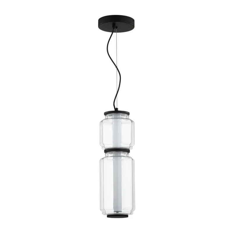 5409/20L HIGHTECH ODL_EX24 105 черный/прозрачный/металл/стекло/акрил Подвес LED 20W 3000K 1480Лм JAM