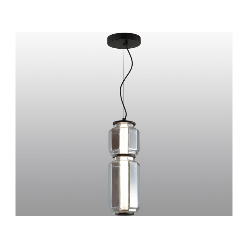 5408/20L HIGHTECH ODL_EX24 103 черный/дымчатый/металл/стекло/акрил Подвес LED 20W 3000K 1480Лм JAM 3