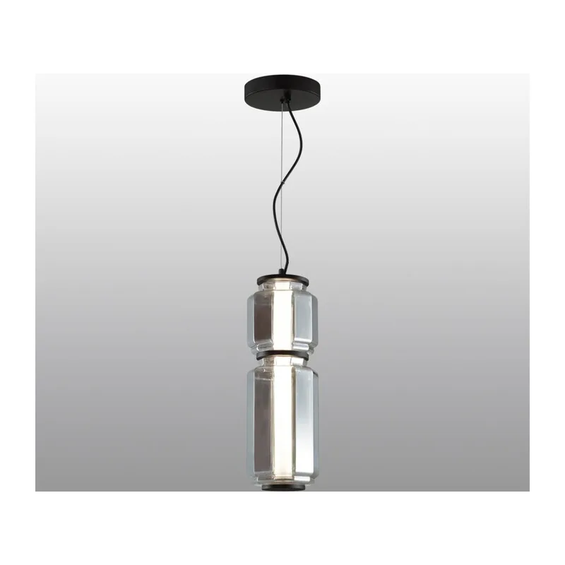 5408/20L HIGHTECH ODL_EX24 103 черный/дымчатый/металл/стекло/акрил Подвес LED 20W 3000K 1480Лм JAM 3