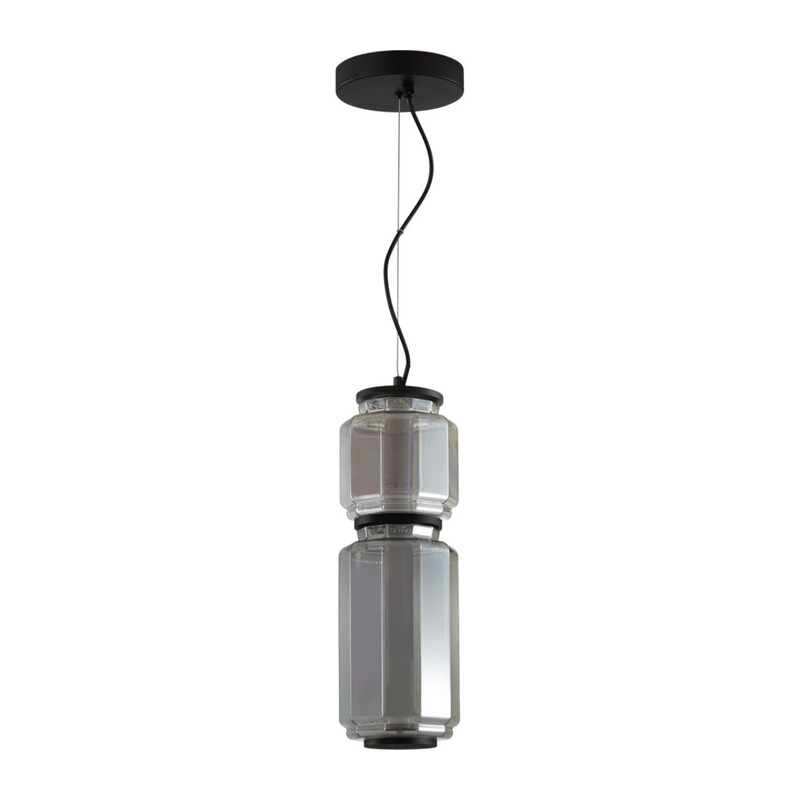 5408/20L HIGHTECH ODL_EX24 103 черный/дымчатый/металл/стекло/акрил Подвес LED 20W 3000K 1480Лм JAM 4