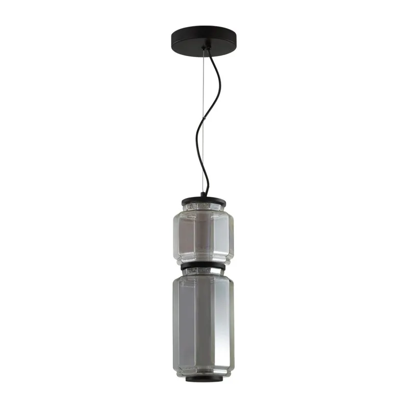 5408/20L HIGHTECH ODL_EX24 103 черный/дымчатый/металл/стекло/акрил Подвес LED 20W 3000K 1480Лм JAM