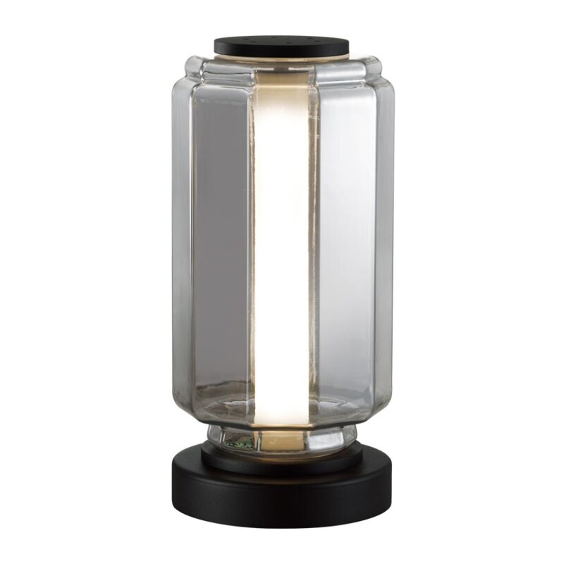 5408/10TL HIGHTECH ODL_EX24 103 черный/дымчатый/металл/стекло/акрил Настольная лампа LED 10W 3000K 700Лм JAM