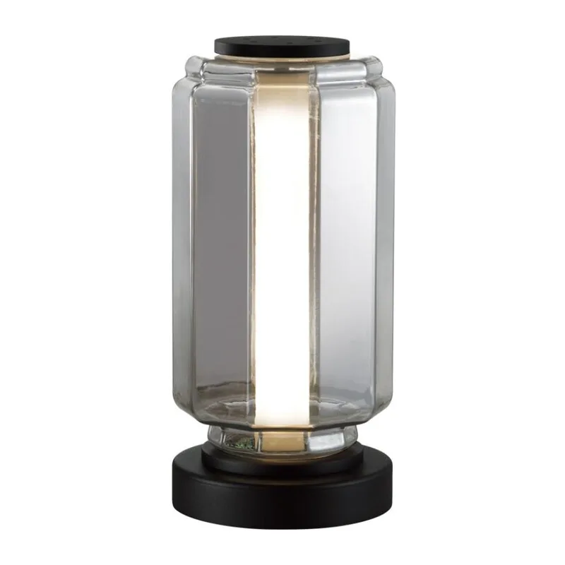 5408/10TL HIGHTECH ODL_EX24 103 черный/дымчатый/металл/стекло/акрил Настольная лампа LED 10W 3000K 700Лм JAM 2