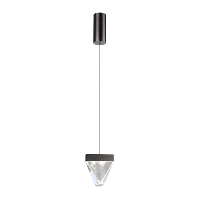 6677/5L L-VISION ODL24 000 Подвесной светильник брашир черн/металл/хрусталь IP20 LED 5W 320Лм 3500K RAY