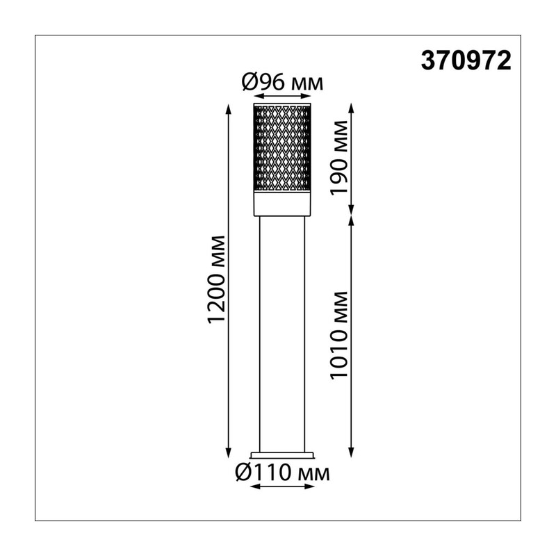 370972 STREET NT24 668 черный Светильник ландшафтный IP54 E27 max 25W 220-240V MATRIX 3