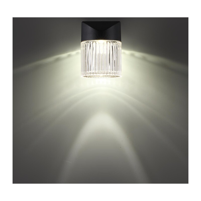 359291 STREET NT24 720 черный Светильник ландшафтный настенный IP65 LED 7W 4000K 175-265V ESTIMA 4