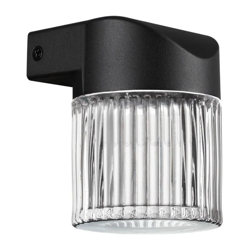 359291 STREET NT24 720 черный Светильник ландшафтный настенный IP65 LED 7W 4000K 175-265V ESTIMA