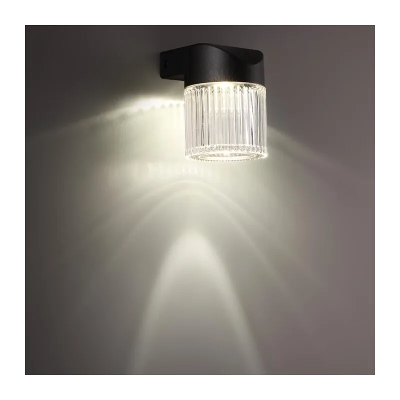 359291 STREET NT24 720 черный Светильник ландшафтный настенный IP65 LED 7W 4000K 175-265V ESTIMA 2
