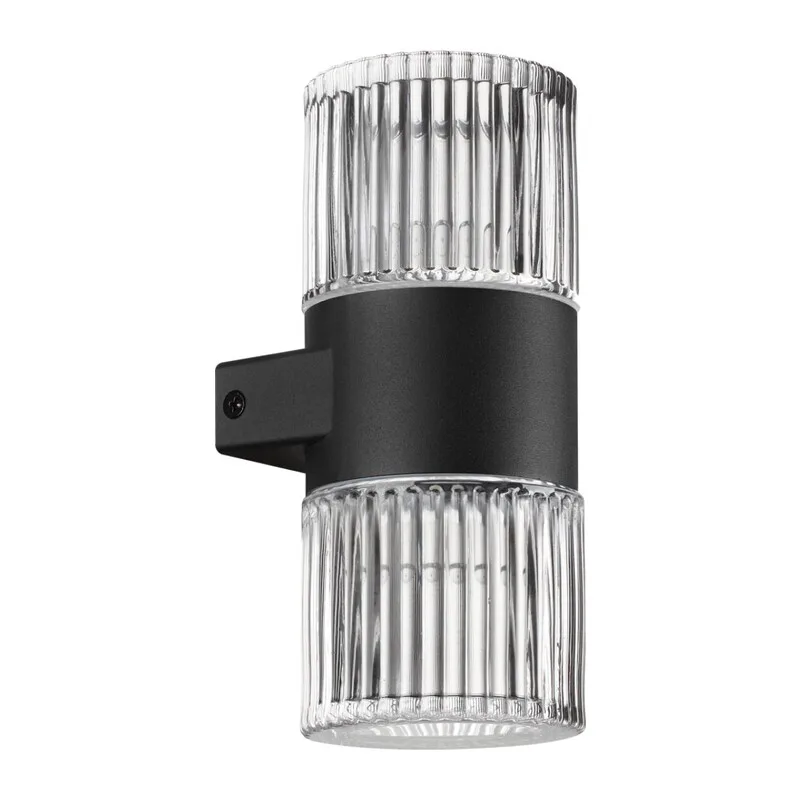 359292 STREET NT24 720 черный Светильник ландшафтный настенный IP65 LED 14W 4000K 175-265V ESTIMA