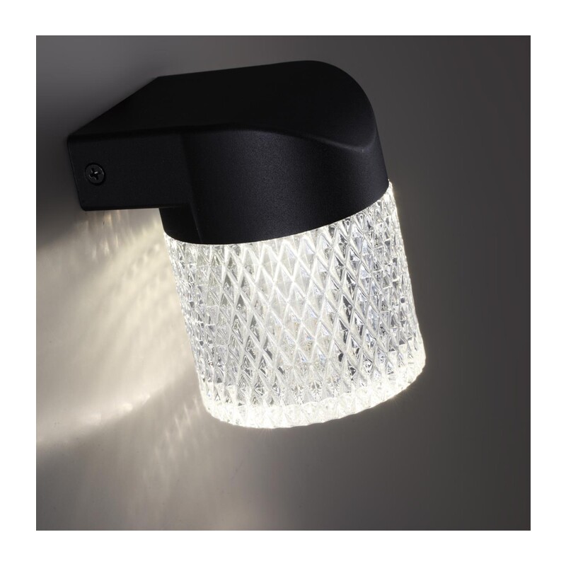 359293 STREET NT24 722 черный Светильник ландшафтный настенный IP65 LED 7W 4000K 175-265V ESTIMA 2