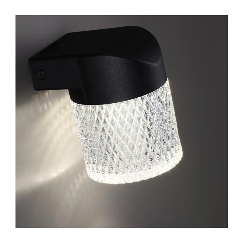 359293 STREET NT24 722 черный Светильник ландшафтный настенный IP65 LED 7W 4000K 175-265V ESTIMA 3