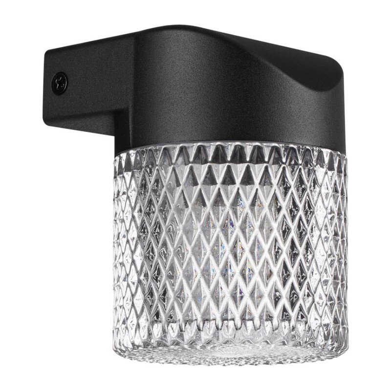 359293 STREET NT24 722 черный Светильник ландшафтный настенный IP65 LED 7W 4000K 175-265V ESTIMA 5