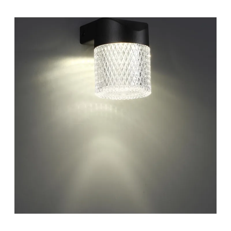 359293 STREET NT24 722 черный Светильник ландшафтный настенный IP65 LED 7W 4000K 175-265V ESTIMA 5