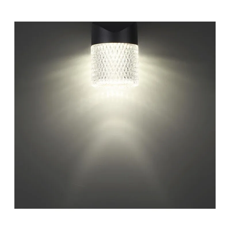359293 STREET NT24 722 черный Светильник ландшафтный настенный IP65 LED 7W 4000K 175-265V ESTIMA 2