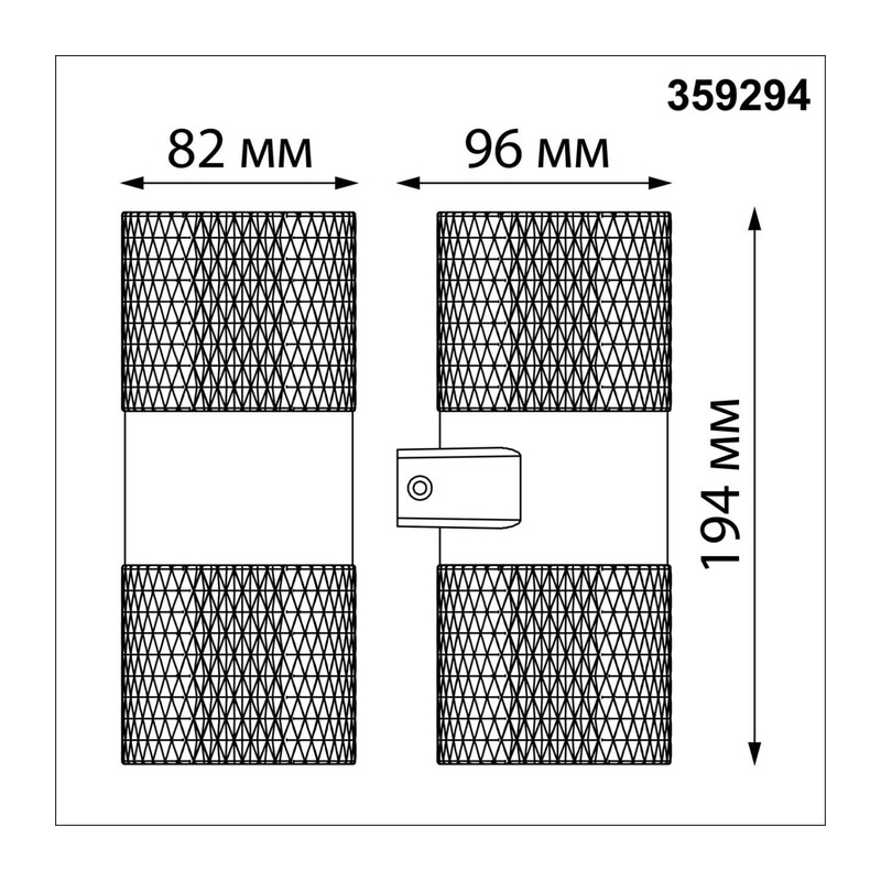 359294 STREET NT24 722 черный Светильник ландшафтный настенный IP65 LED 14W 4000K  175-265V ESTIMA 3