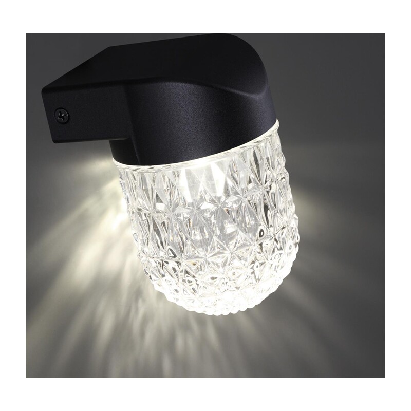 359295 STREET NT24 724 черный Светильник ландшафтный настенный IP65 LED 7W 4000K 175-265V ESTIMA
