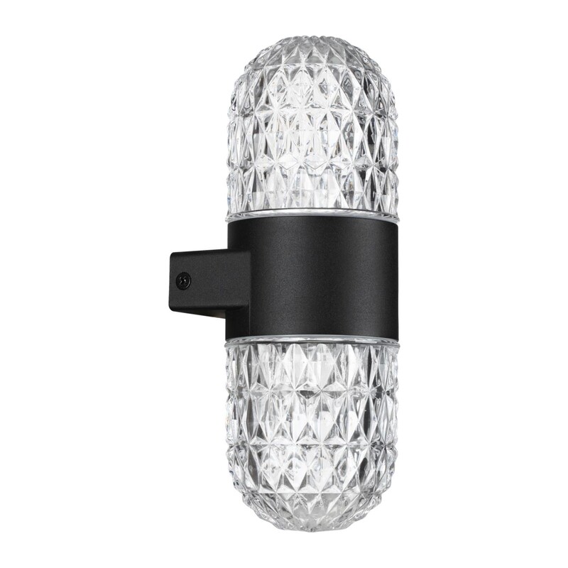 359296 STREET NT24 724 черный Светильник ландшафтный настенный IP65 LED 14W 4000K 175-265V ESTIMA 3