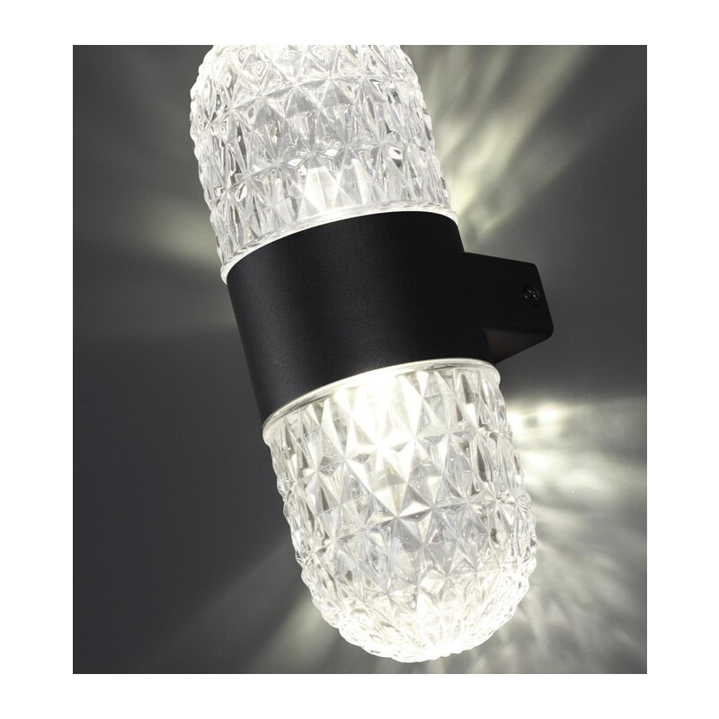 359296 STREET NT24 724 черный Светильник ландшафтный настенный IP65 LED 14W 4000K 175-265V ESTIMA