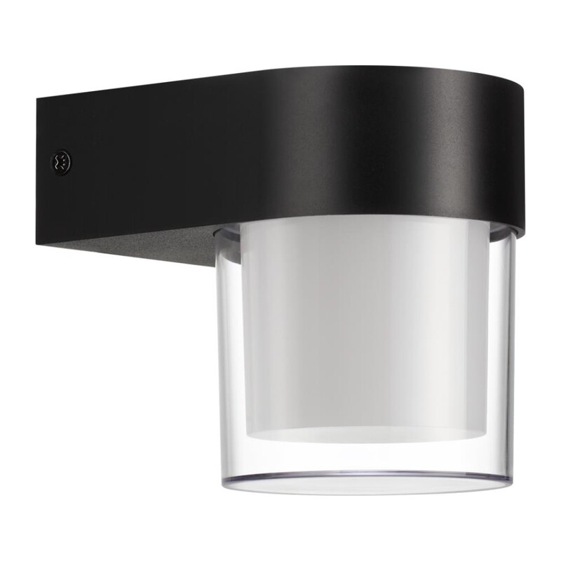 359297 STREET NT24 774 черный Светильник ландшафтный настенный IP65 LED 5W 4000K 175-265V OPAL 4