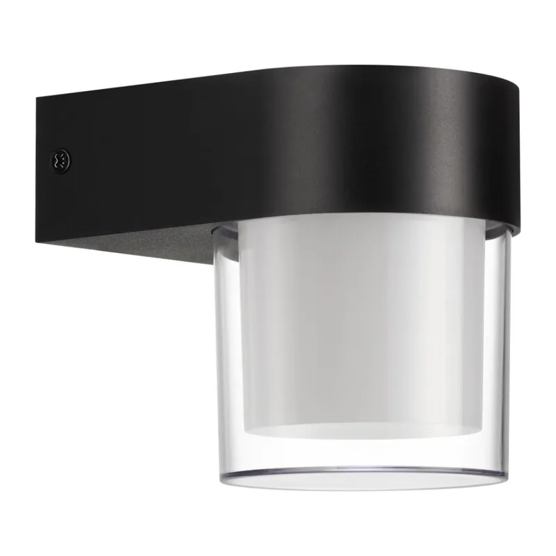 359297 STREET NT24 774 черный Светильник ландшафтный настенный IP65 LED 5W 4000K 175-265V OPAL
