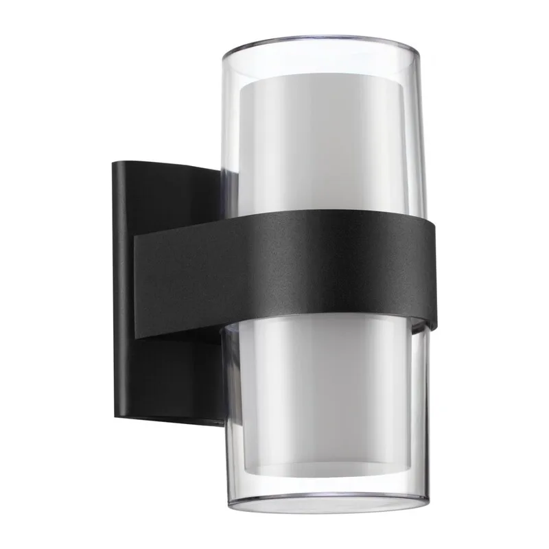 359298 STREET NT24 774 черный Светильник ландшафтный настенный IP65 LED 16W 4000K 175-265V OPAL