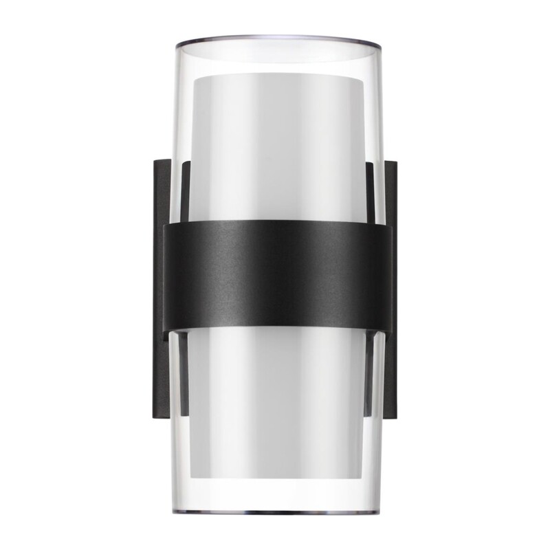 359298 STREET NT24 774 черный Светильник ландшафтный настенный IP65 LED 16W 4000K 175-265V OPAL