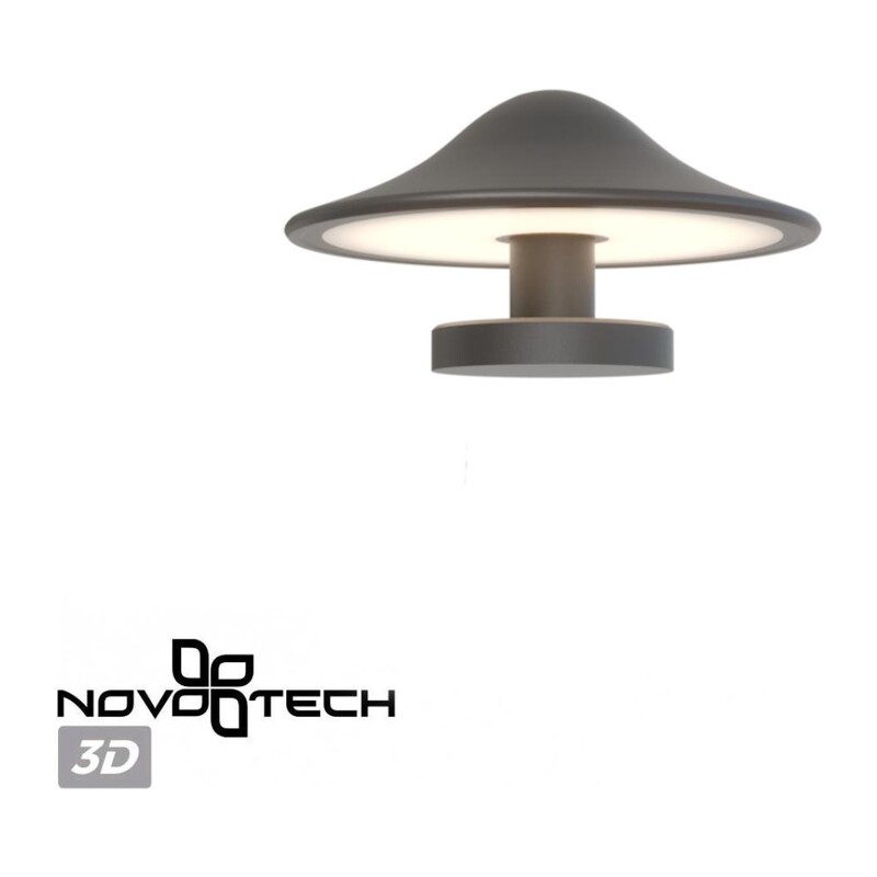 359301 STREET NT24 650 черный Светильник ландшафтный настенный IP65 LED 7W 4000K 175-265V FUNG 2