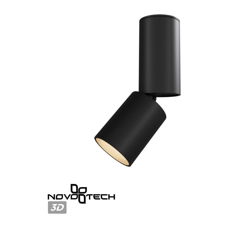 359317 OVER NT24 426 черный Светильник накладной светодиодный IP20 LED 10W 85-265V 3000K 1100Лм TUBO 3