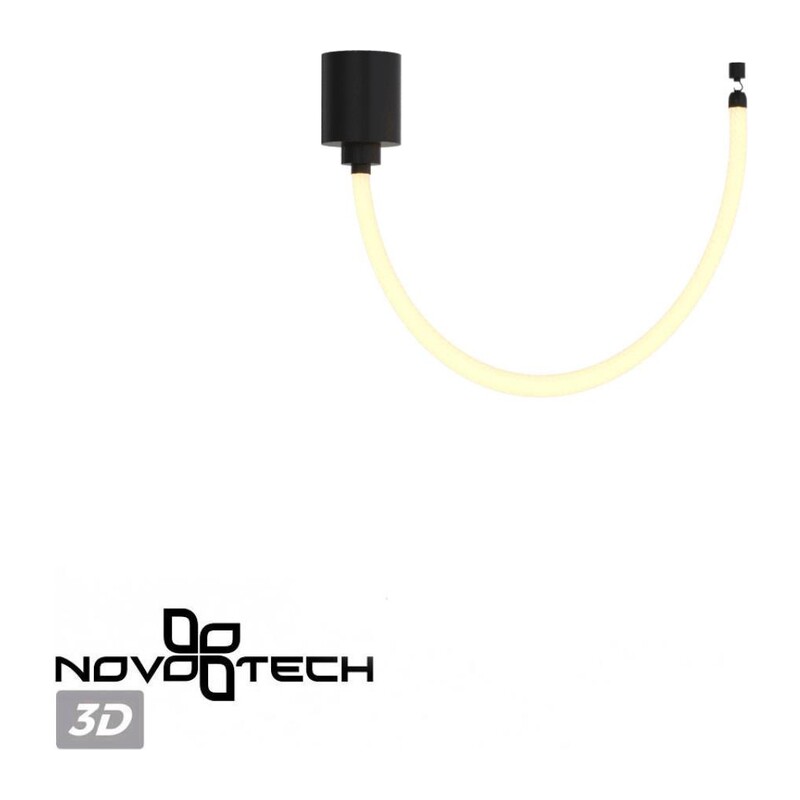 359326 KONST NT24 082 черный Светильник светодиодный IP20 LED 3000K 14W 170-265V 1360Лм RAMO 3