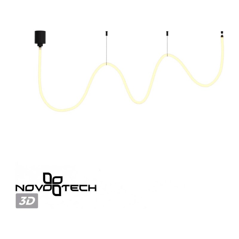 359330 KONST NT24 082 черный Светильник светодиодный IP20 LED 3000K 38W 170-265V 3360Лм RAMO 3