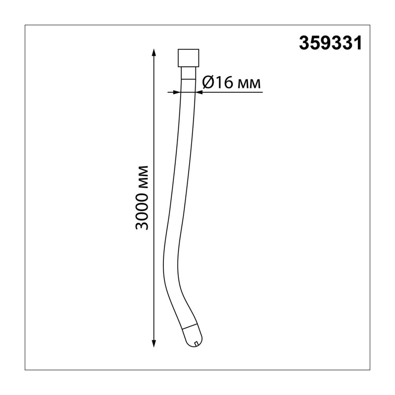 359331 KONST NT24 082 черный Светильник светодиодный IP20 LED 4000K 38W 170-265V 3360Лм RAMO 4