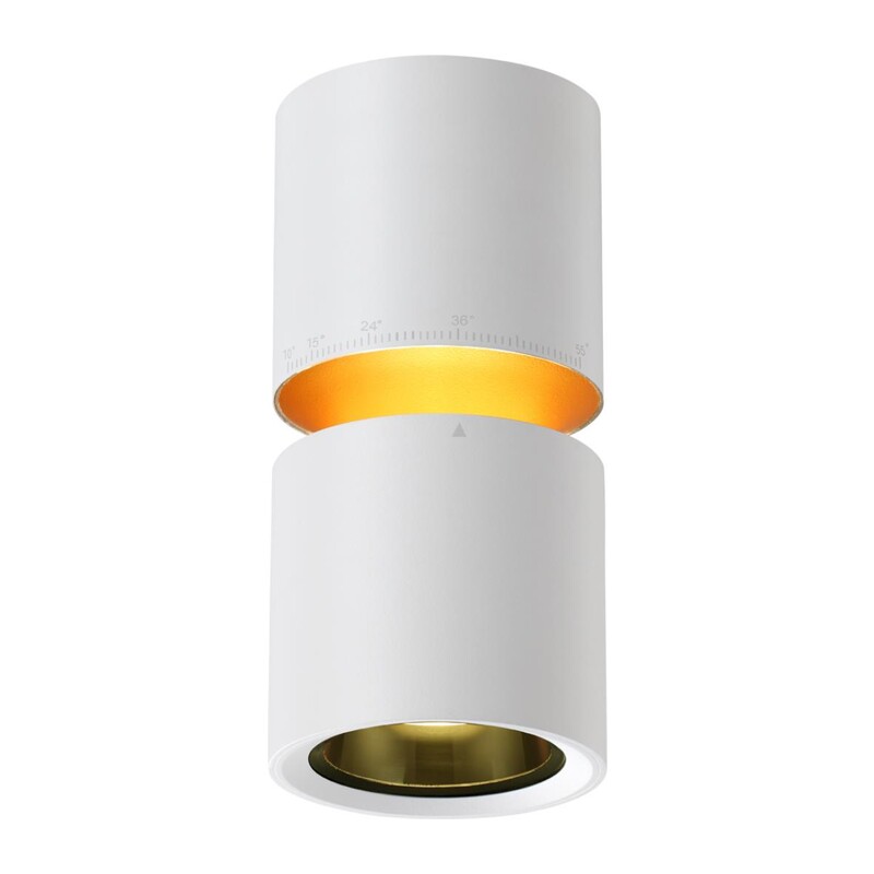 359337 OVER NT24 370 белый Светильник накладной светодиодный IP20 LED 10W/3W 3000K 1090Лм 170-265V ARISTO
