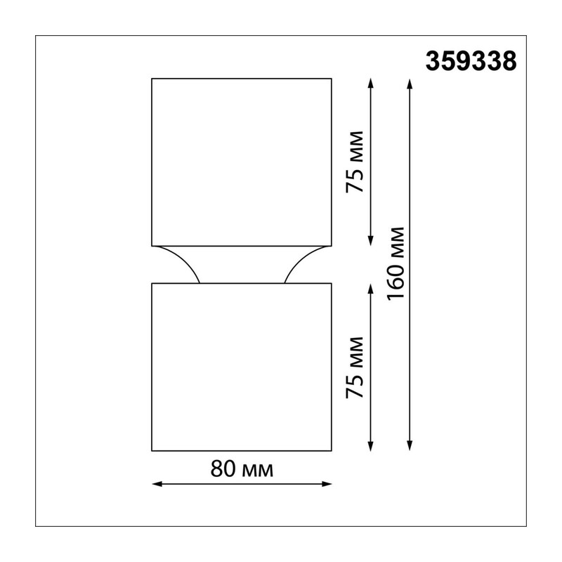 359338 OVER NT24 370 черный Светильник накладной светодиодный IP20 LED 10W/3W 3000K 1090Лм 170-265V ARISTO 4