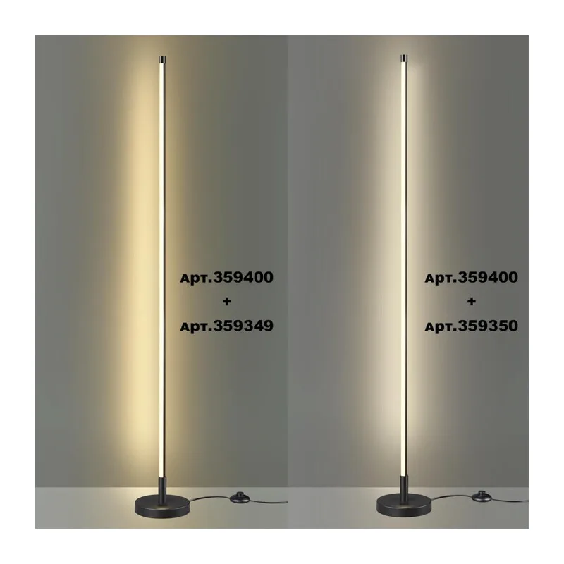 359350 KONST NT24 056 черный Светильник линейный светодиодный IP20 LED 20W 170-265V 4000K 1600Лм VITZ 2