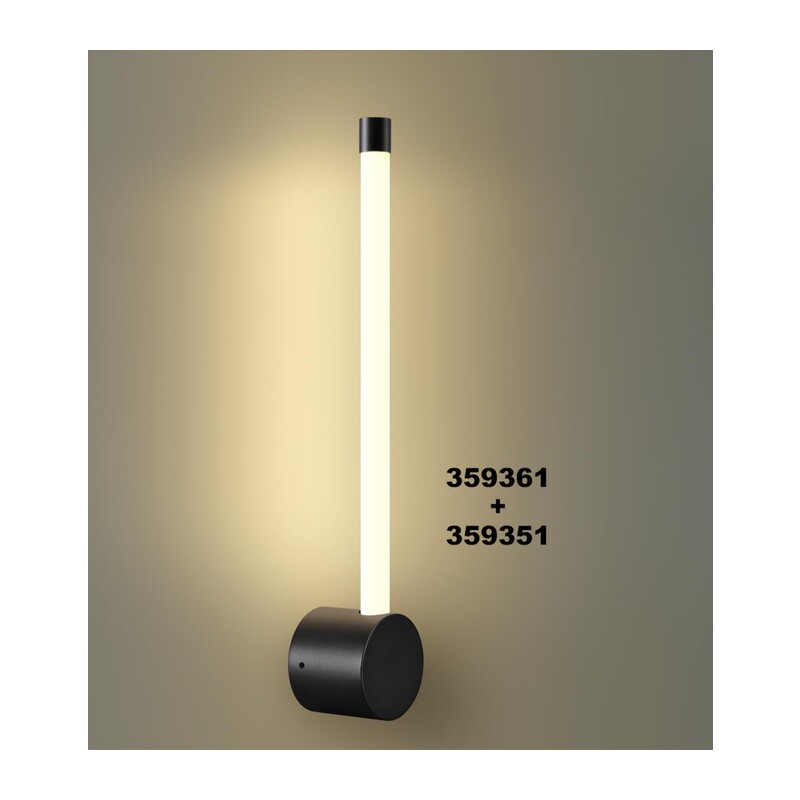 359351 KONST NT24 058 черный Светильник линейный светодиодный IP20 LED 6W 170-265V 3000K 462Лм VITZ