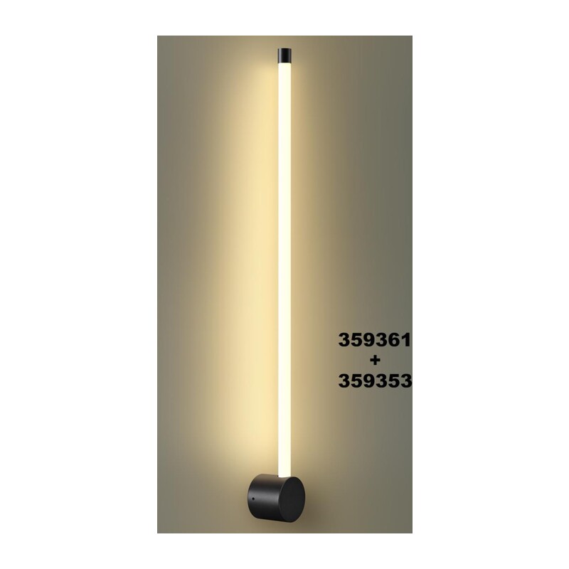 359353 KONST NT24 058 черный Светильник линейный светодиодный IP20 LED 10W 170-265V 3000K 944Лм VITZ