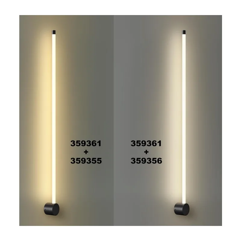 359356 KONST NT24 058 черный Светильник линейный светодиодный IP20 LED 15W 170-265V 4000K 1280Лм VITZ 2