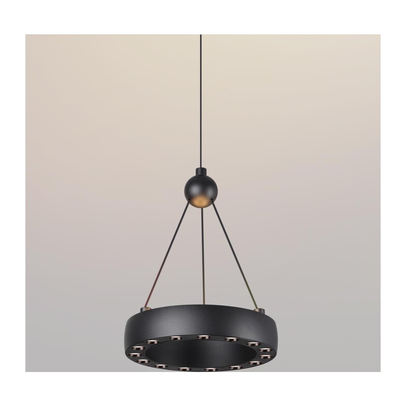 359396 OVER NT24 278 черный Светильник подвесной светодиодный, длина провода 2м IP20 LED 12W вниз/5W вверх 220V 1360Лм 3000K TURN
